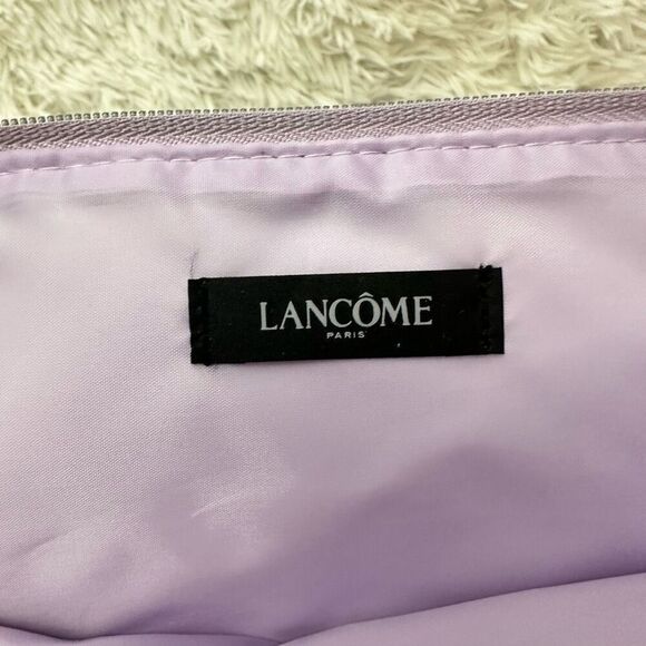 Lancome 2 piece lot Makeup Cosmetic zip organizer‎ Pouch Bags lavender pink NEW - Picture 6 of 9